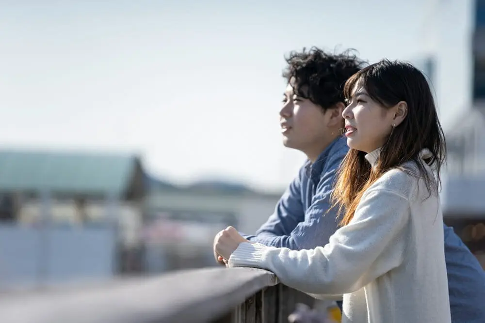 恋人と旅行